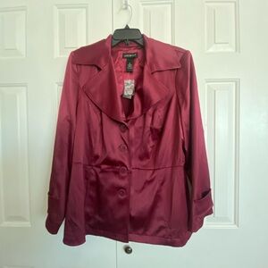 Lane Bryant Deep Red Blazer